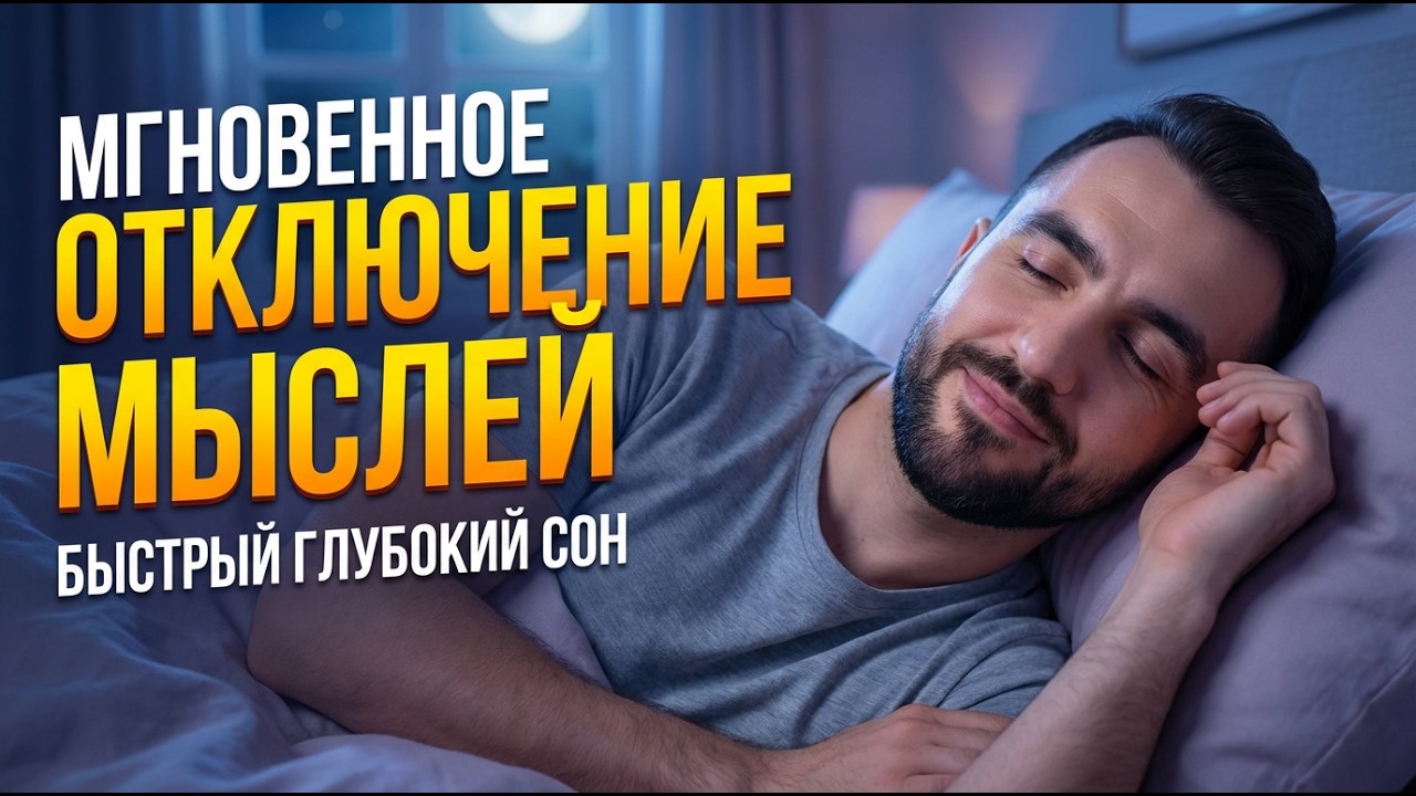 Не можешь уснуть, мозг не выключается? 😴 Медитация-перезагрузка | Глубокий сон без таблеток