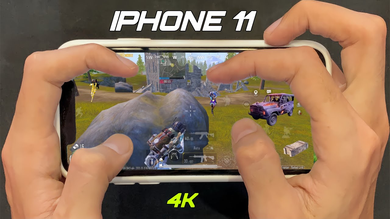 IPHONE 11 HANDCAM IN 2025 🔥/Smooth+Extreme Graphic Settings Test😍/ Livik Gameplay PUBG TEST IN 2025!