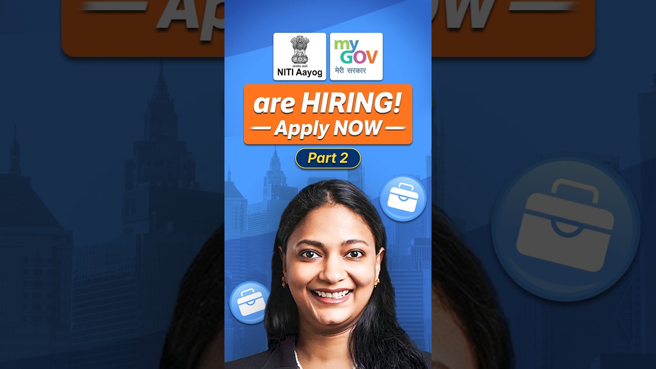 4 Government Jobs - NITI Aayog & more | Salaries up to ₹70K/Month - Part 2
