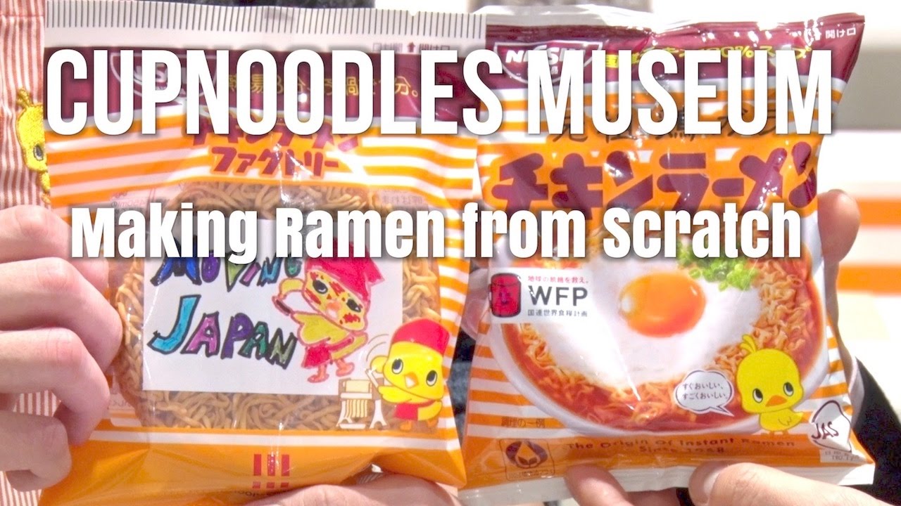 CUPNOODLES MUSEUM : Making  Ramen from Scratch【Moving Japan】