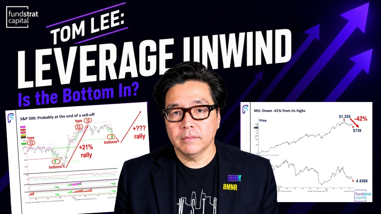 TOM LEE: The great leverage unwind continues in AI 'bottlenecks' and Korea. Signs we are at a bottom