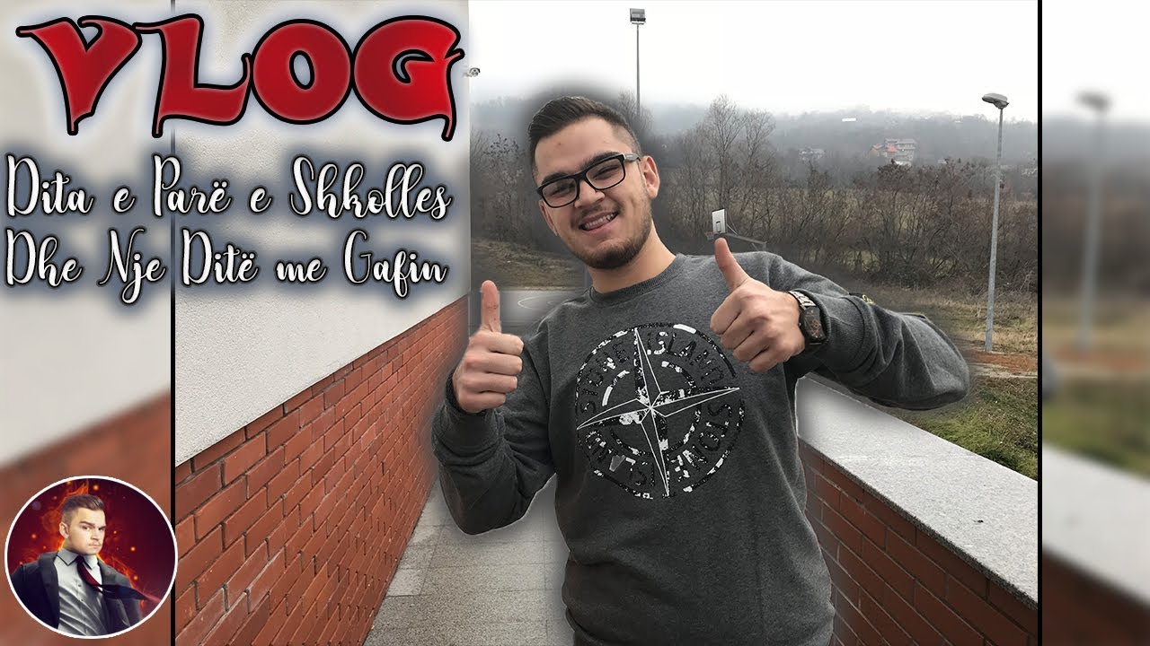 Një dite me Gafin dhe Dita e parë e Shkolles - VLOG -