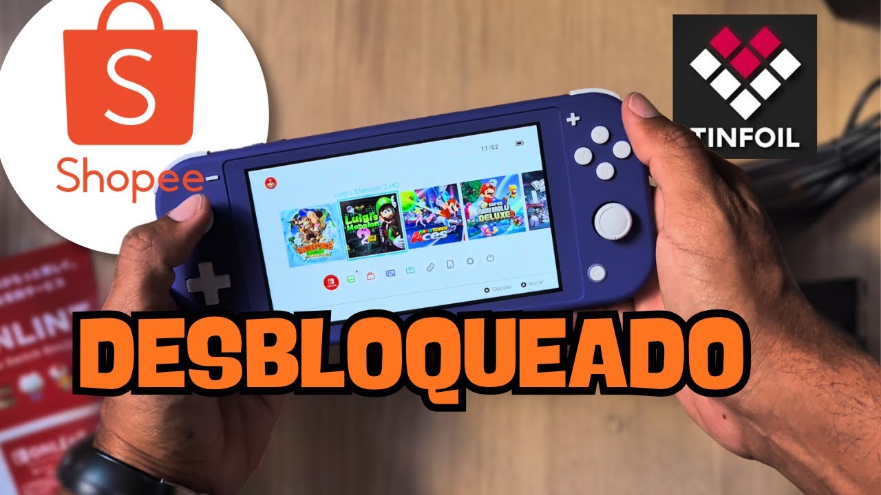 “Comprei um Nintendo Switch Lite desbloqueado na Shopee: será que valeu a pena ou foi cilada?”