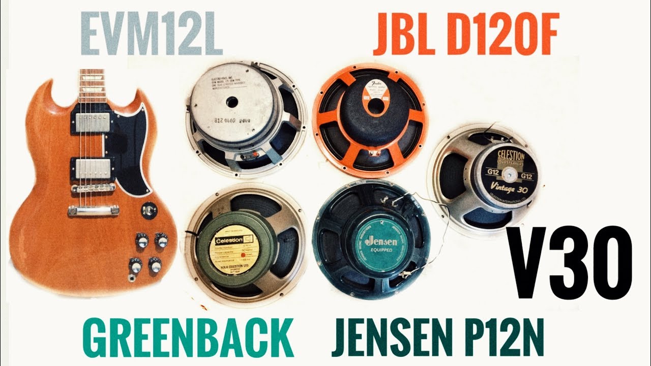 The 5 most Recorded Guitar Speakers Compared