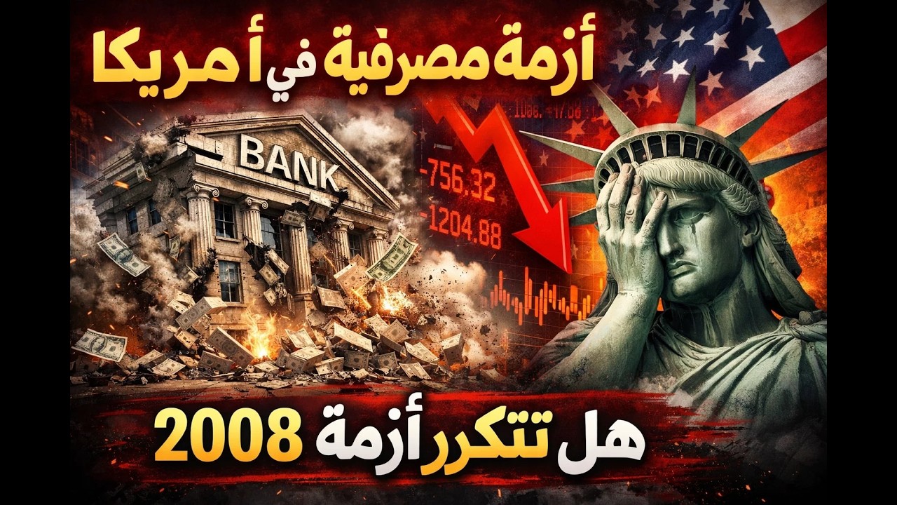 أزمة مصرفية في أمريكا تلوح في الأفق 🚨 هل تتكرر أزمة 2008؟ انفجار أزمة الائتمان الخاص