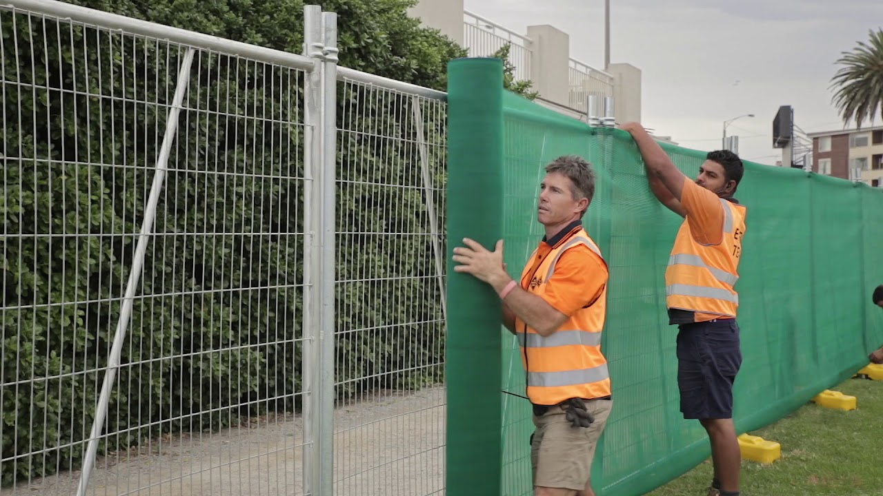 Victorian Temporary Fencing - St Kilda Festival Video