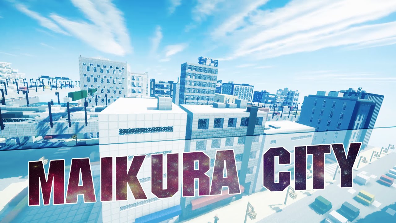 Minecraft - City of Maikura 2.0 Cinematics (Japanese Metropolis - Map Cinematics w/ Download - 2015)