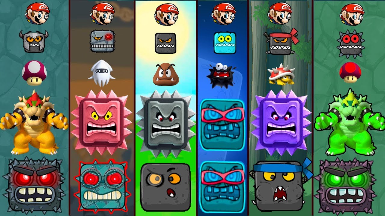 RED BALL 4 ENEMY BOSS VS MARIO ENEMY BOSS FIGHTS FULL BATTLE (MUST WATCH)