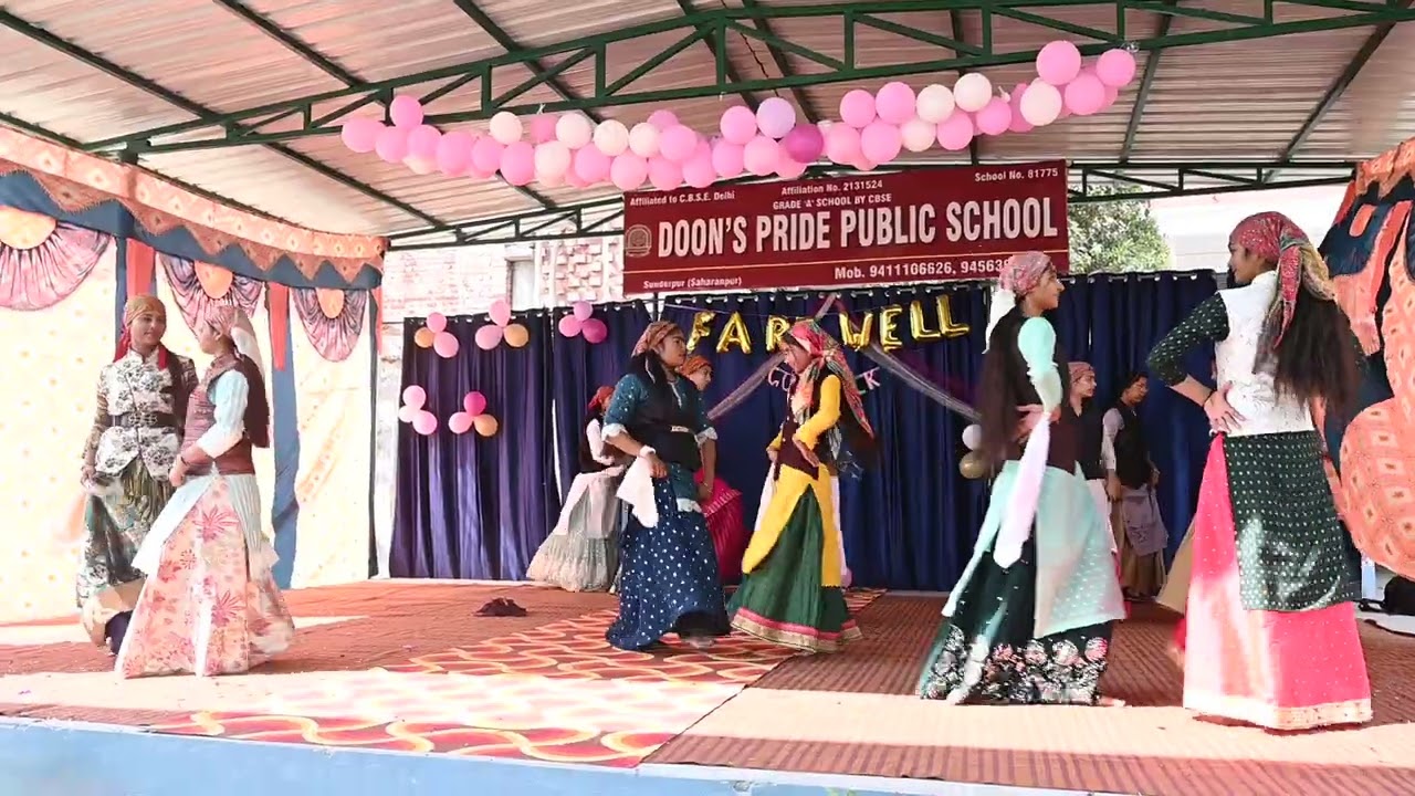 Garhwali Dance | Performed by IX girls | Dpps | Uttarakhand | Viral