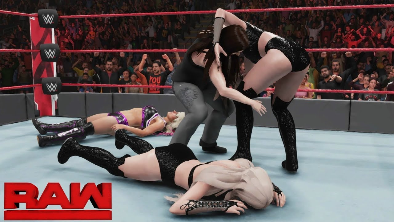 WWE 2K19 RAW ROUND 3 FINAL NIKKI CROSS & ALEXA BLISS VS TEAM DANGEROUS