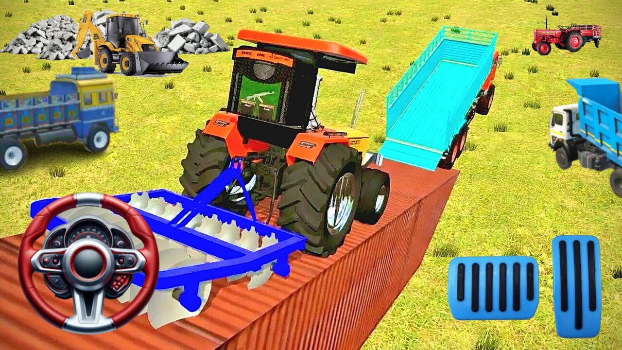 TATA Truck off Road Driving Signa Trailer Truck Material Loaded Drive Transport Gameplay