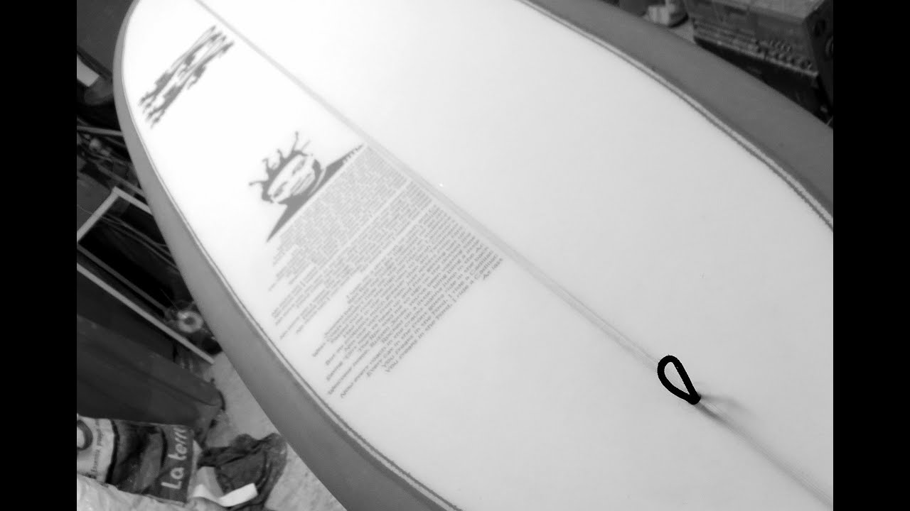 EGG 7'8 Shaping & Laminating Timelapse