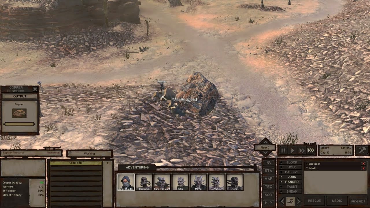 Kenshi &mdash; добыча ресурсов на ранних этапах игры за пределами Squin