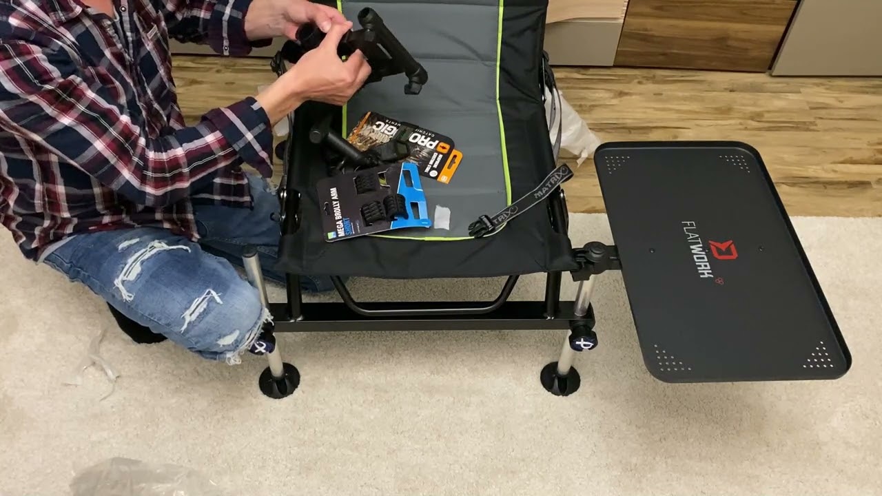 Scaun pentru pescuit la Feeder - Unboxing