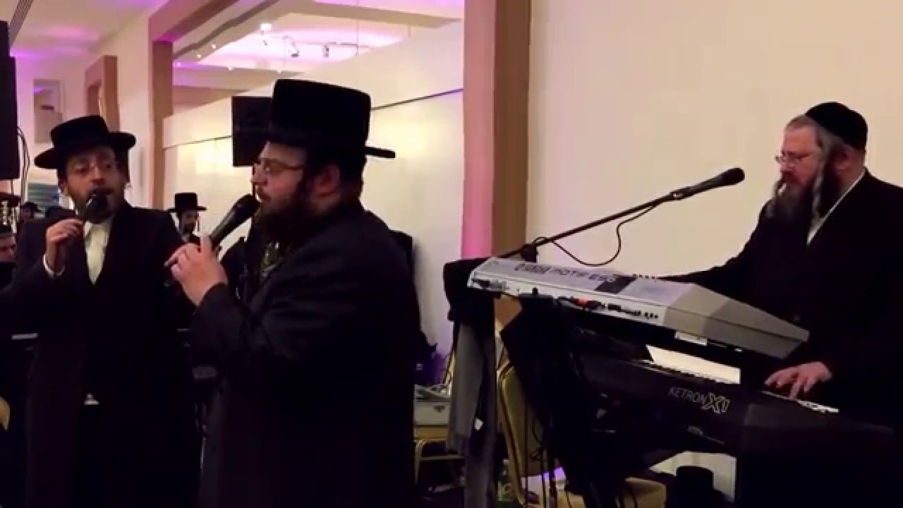 Meir Adler and Arela samet and Smuli  Steinmetz and Chaim Kisterboim rocking a wedding part 2