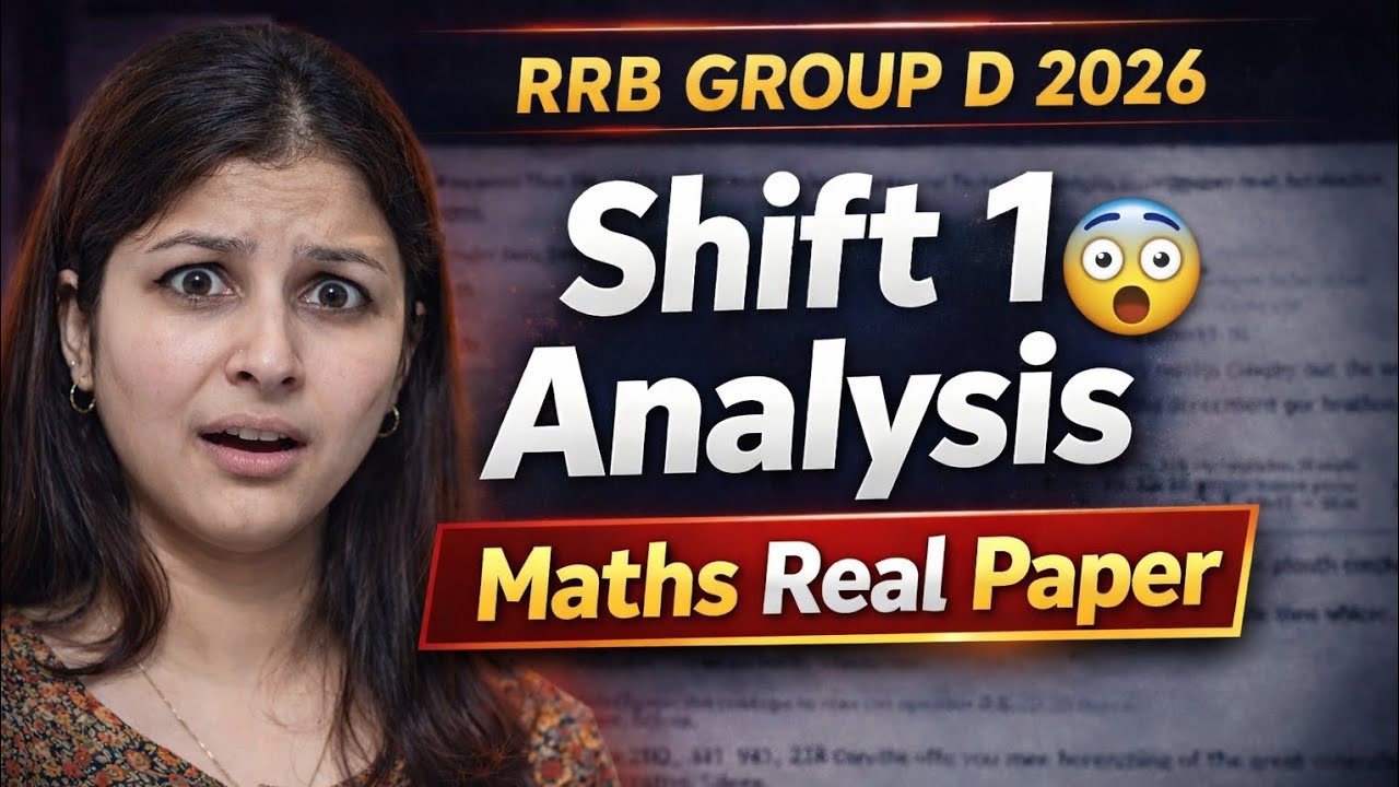 101 sift ka nichod😱😱😱 Best pyq🎯 rrb group d 2026 /math by harshu mam class 3