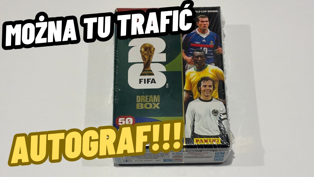 MOŻNA TU TRAFIĆ AUTOGRAF 😯 | PANINI FIFA WORLD CUP 2026 #13 | DREAM BOX