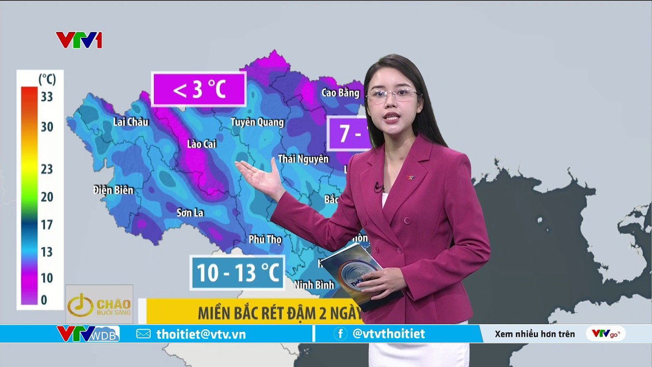 Dự báo thời tiết 6h15 - 08/02/2026 | Miền Bắc rét đậm kéo dài bao lâu? | VTVWDB