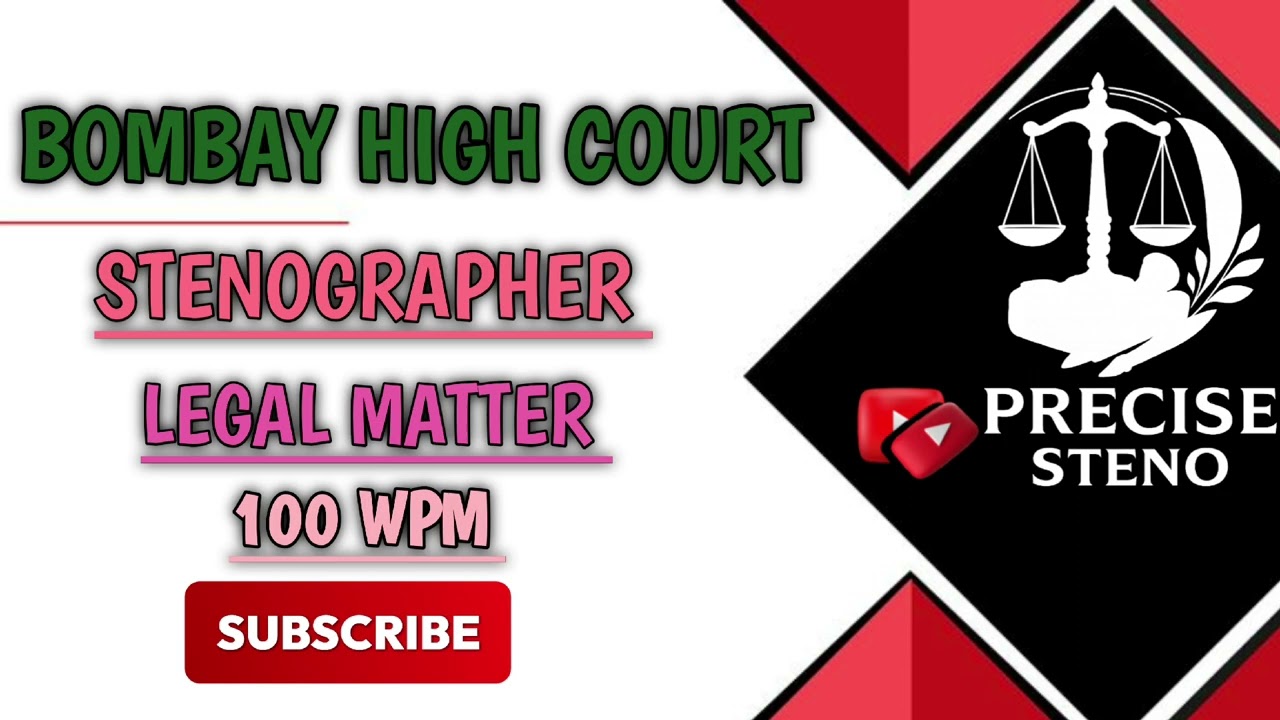 ENGLISH SHORTHAND LEGAL DICTATION 100 WPM || SHORTHAND STENOGRAPHY || #stenographycourse 