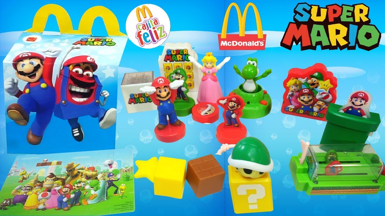 McDonalds Super Mario 2019 Cajita Feliz Coleccion Completa