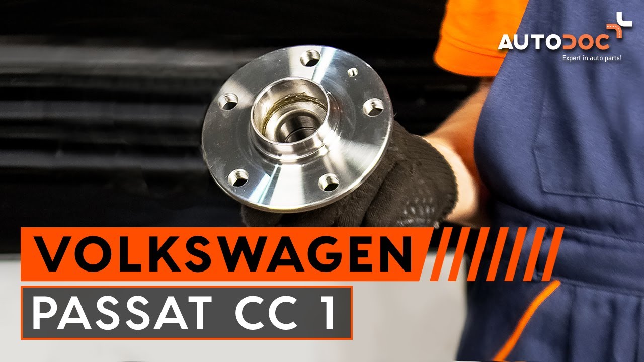 Instrucción: Cómo cambiar Cojinete trasero del cubo en VW PASSAT CC 1