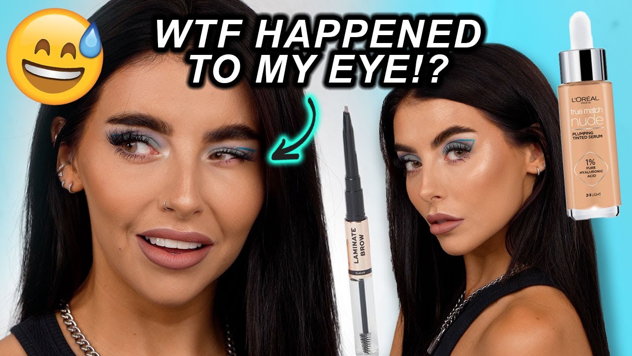 TESTING NEW DRUGSTORE MAKEUP! L'OREAL, REVOLUTION, E.L.F! (First Impressions)