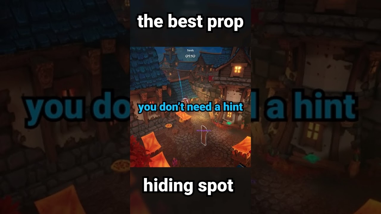 how to win prop hunt easy 😎#shorts
