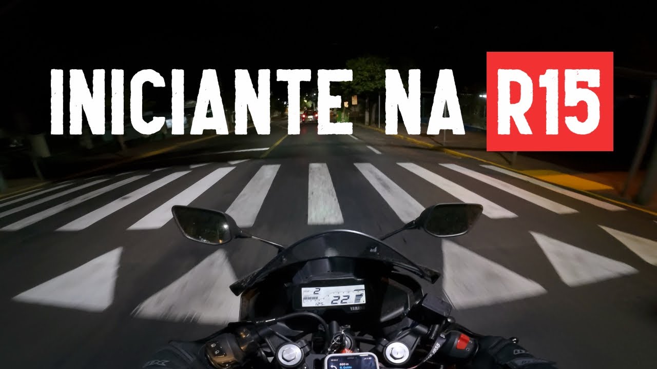 Iniciante na YAMAHA R15 2025 (Passeio Noturno) - Parte 2