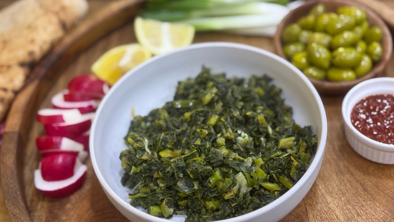 مقلية خبيزة بزيت الزيتون