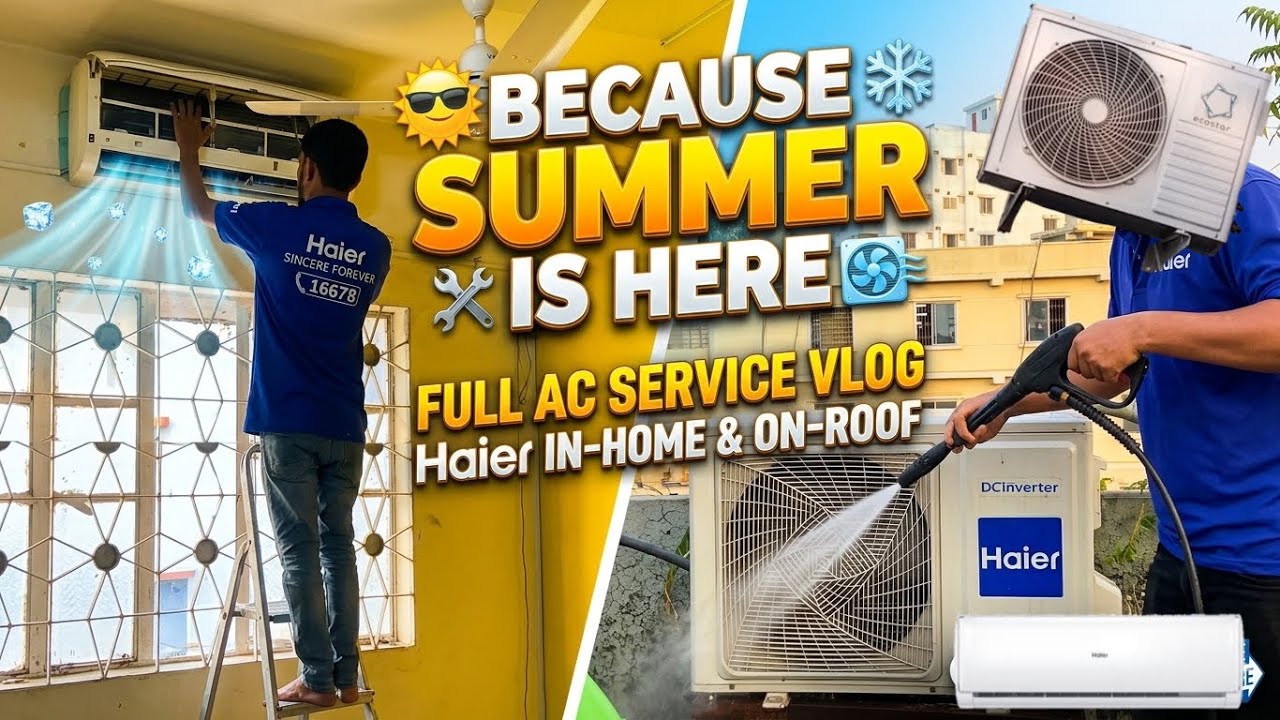 গরম আসার আগেই AC Servicing কিভাবে করালাম ☺️