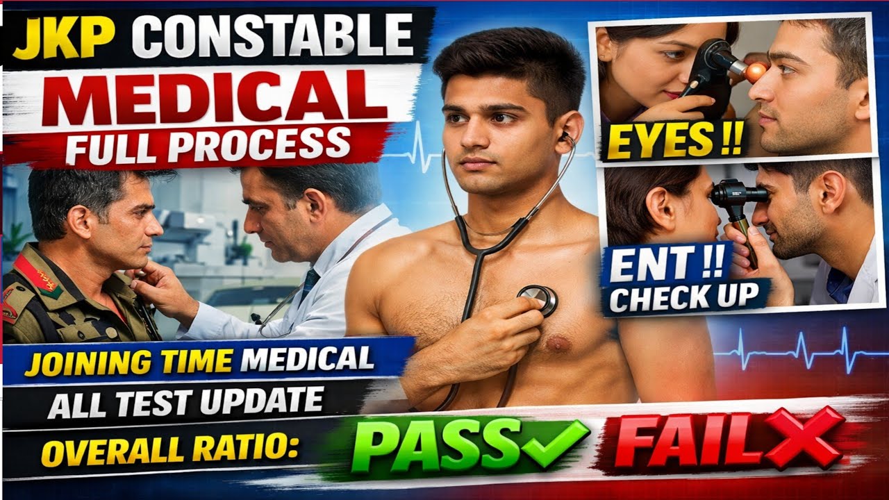 jkp constable joining time medical update | jkp constable update | jkssb jkp constable update today