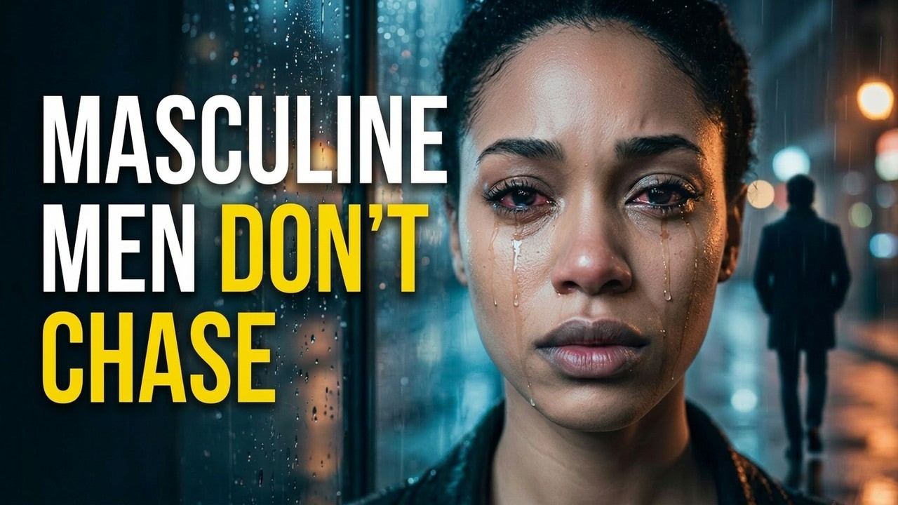 Masculine Men Don’t Chase—They Disappear