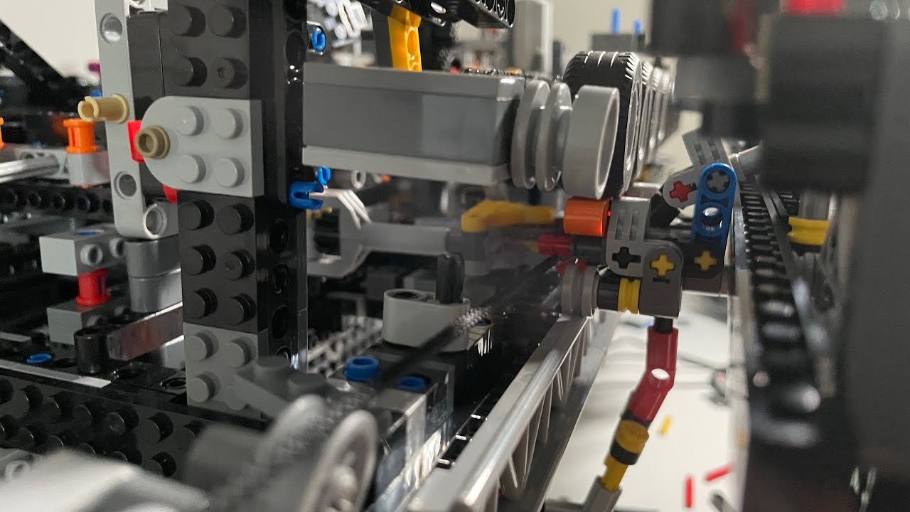 Съемный горнолыжный подъемник из конструктора Lego: обновление