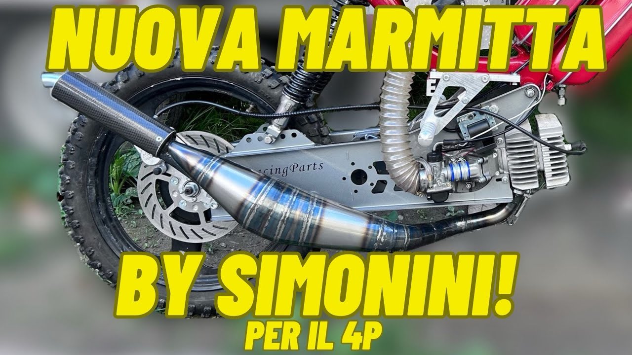 provo la nuova marmitta di simonimi per 4p 😍