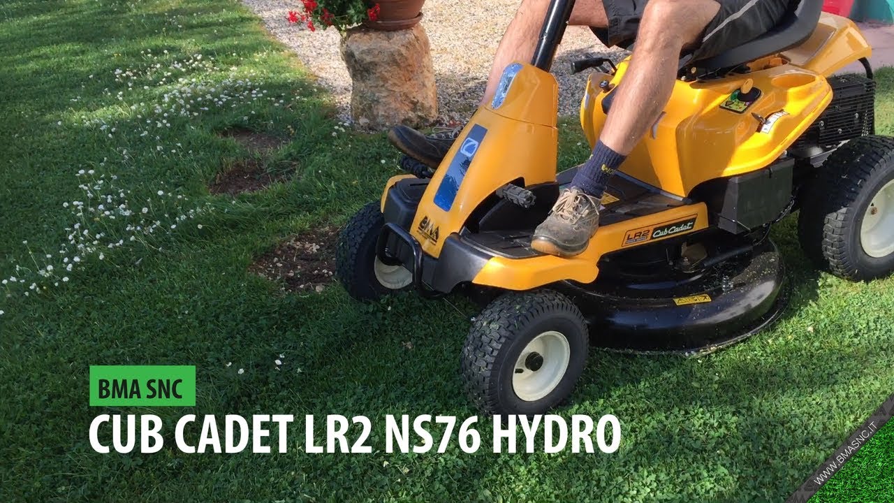 CUB CADET LR2 NS76 HYDRO - Trattorino minirider idrostatico raccolta/mulching