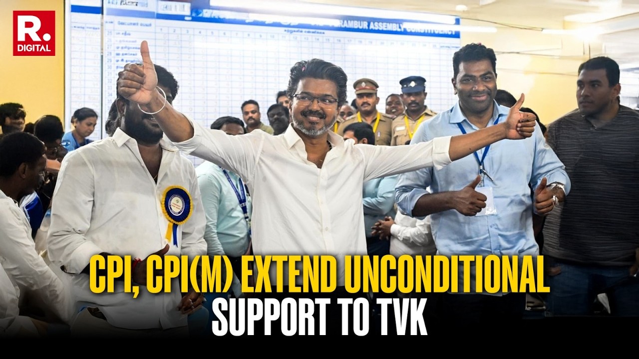 TN Govt Formation: CPI & CPM Back Vijay&rsquo;s TVK, Majority Within Reach | Republic Accesses Letter