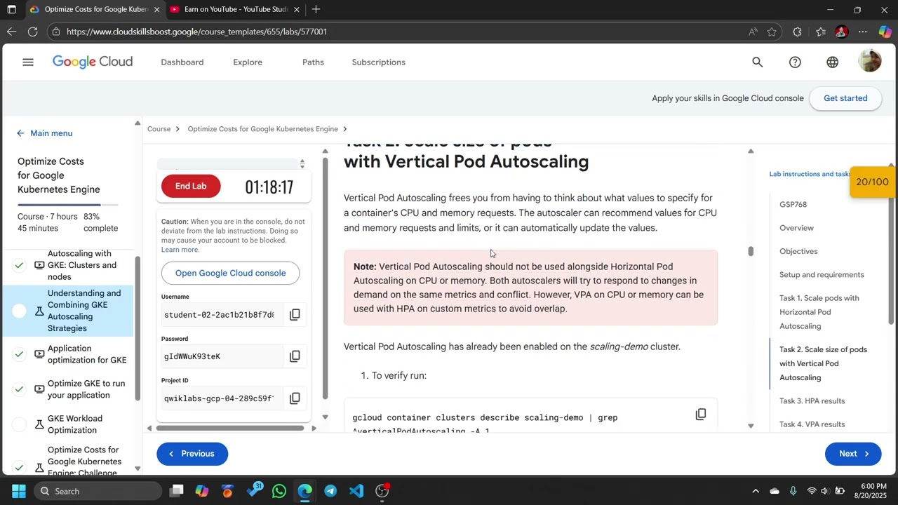Understanding and Combining GKE Autoscaling Strategies | GSP768