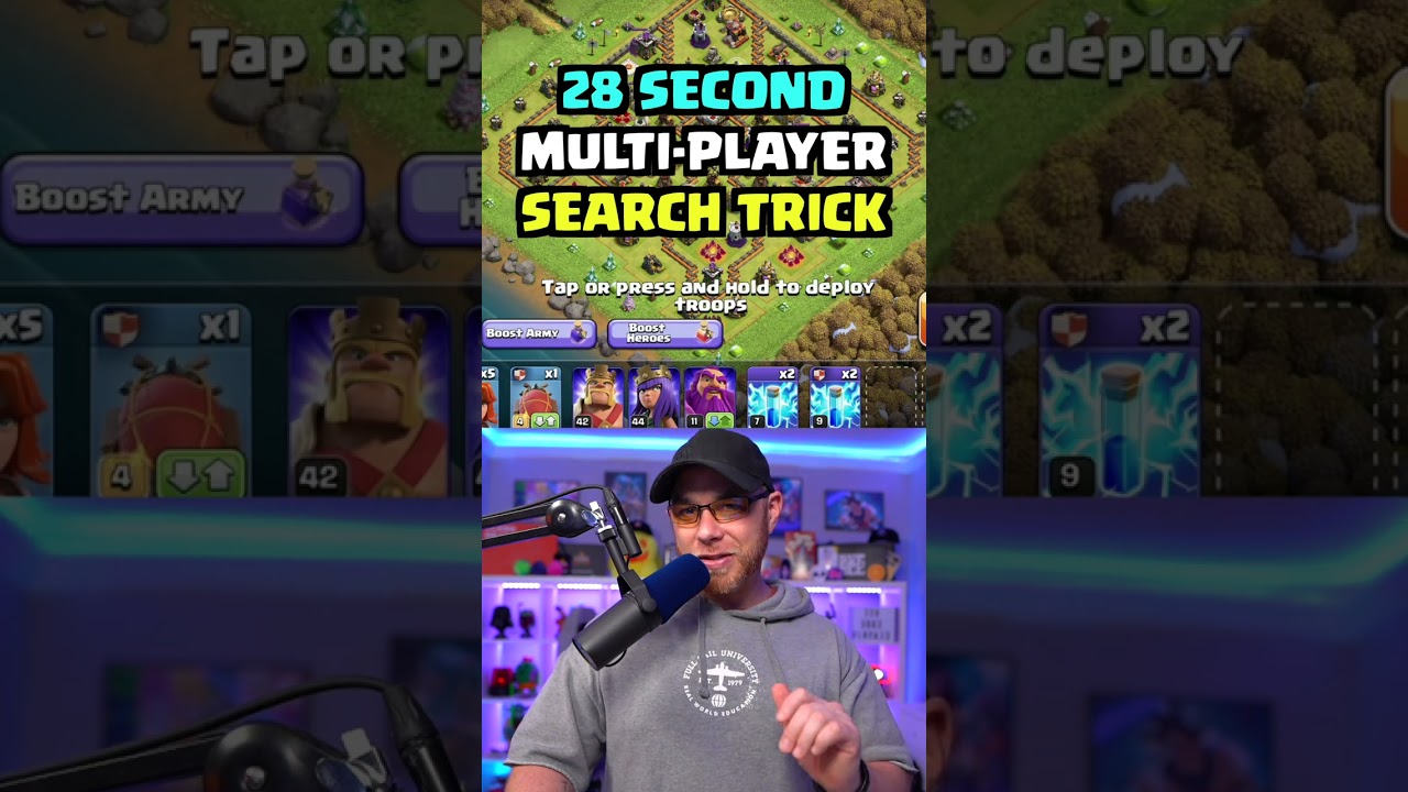 Clash of Clans Beginner Tip: 28 Second Farming Base Search Trick