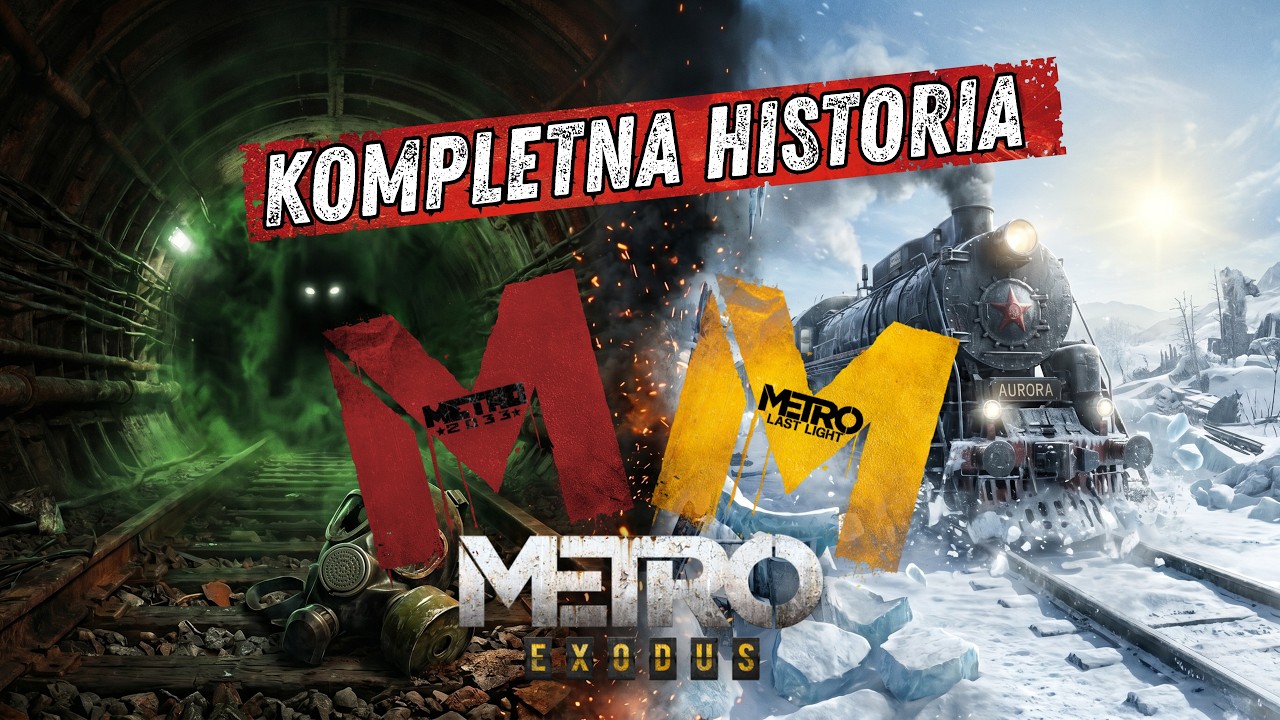 Piekło moskiewskich podziemi. CAŁA FABUŁA serii METRO w jednym filmie.