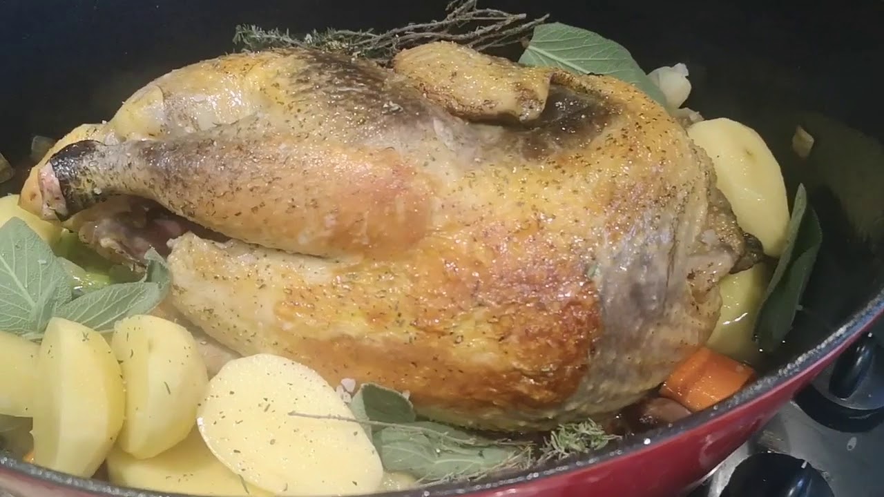 Pintade à la cocotte