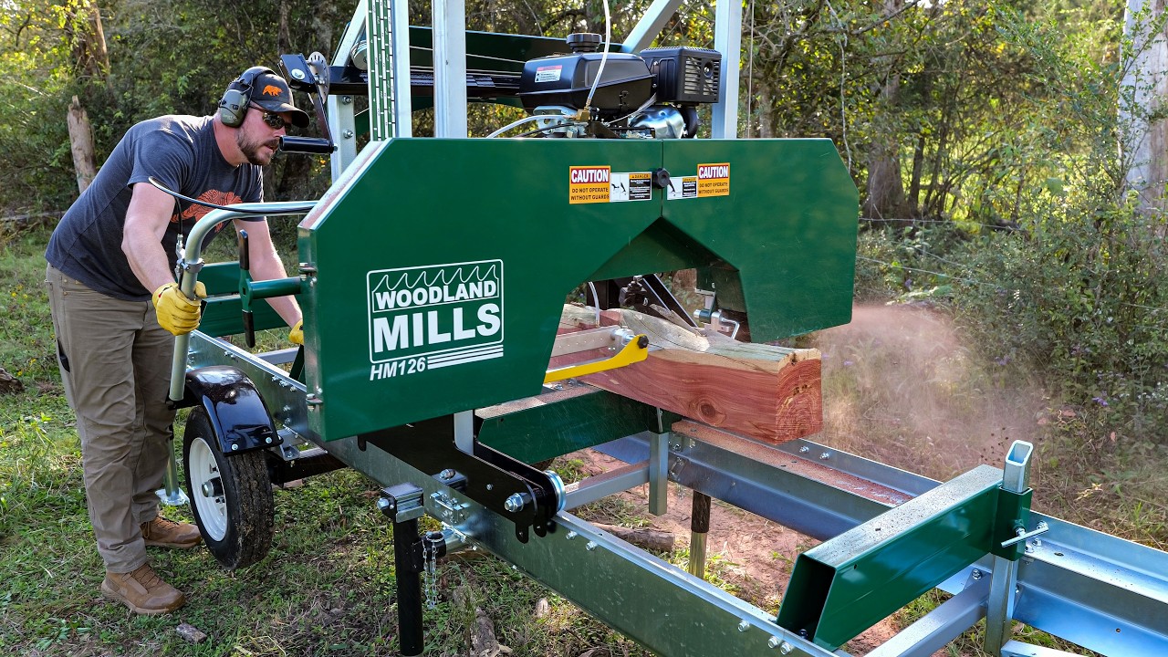 Farm Restoration Begins with a Chipper, Sawmill, and Military Dump Truck!
