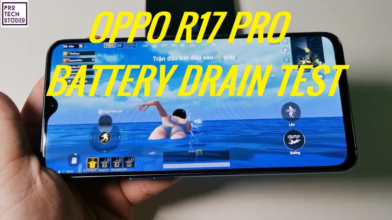 Oppo R17 Pro Battery Drain Test - 5 Hours
