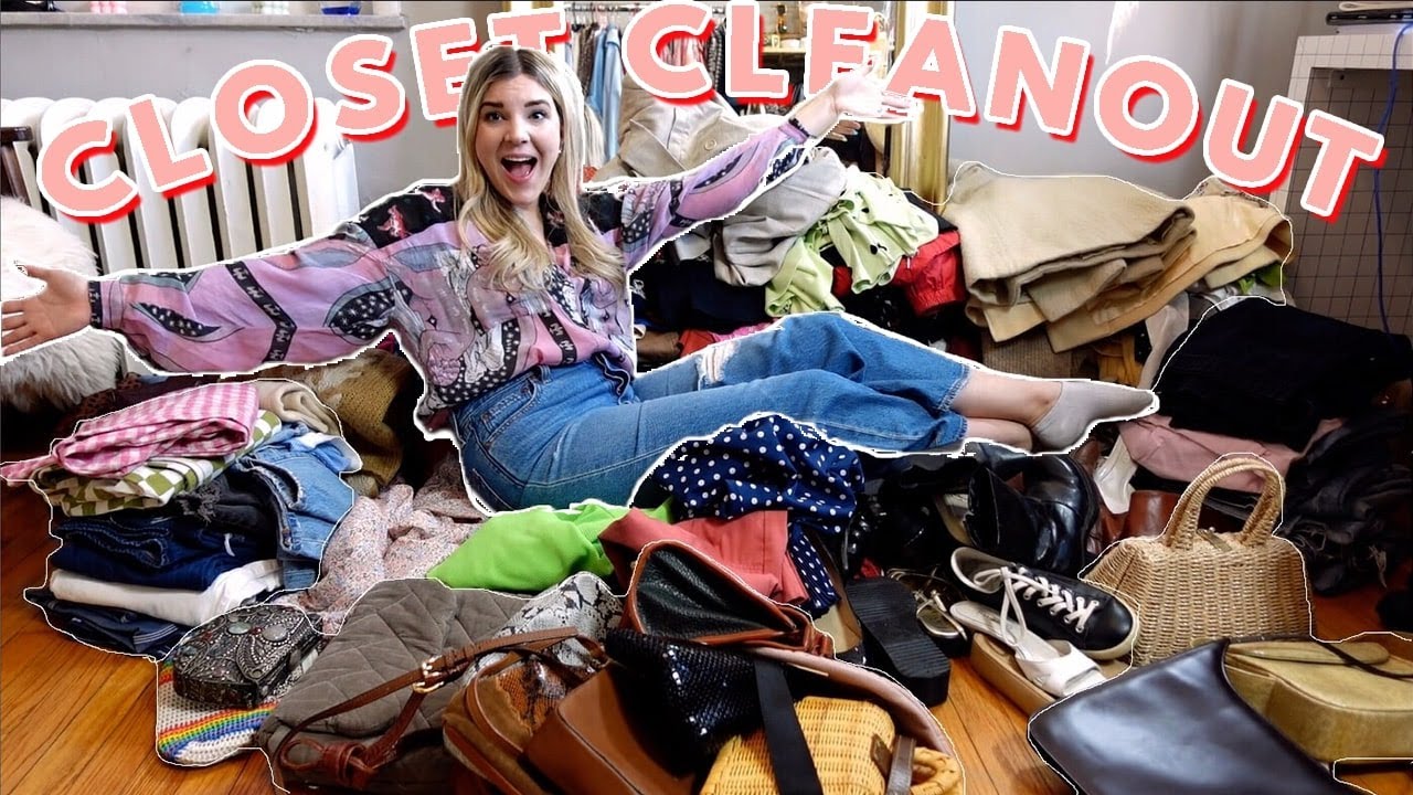 HUGE CLOSET CLEAN OUT || Purging 400 Items from my closet!! || Trying on ALL my clothes