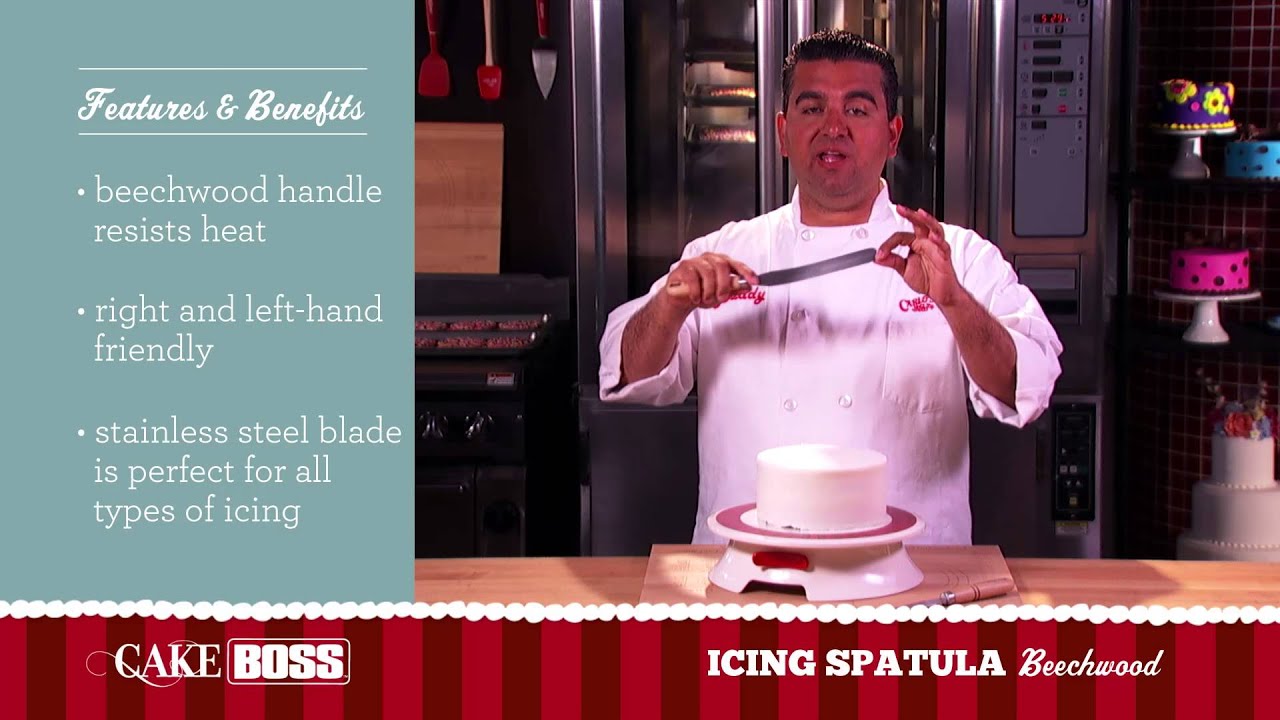 Beachwood Icing Spatula - Cake Decorating Tools - Cake Boss Baking