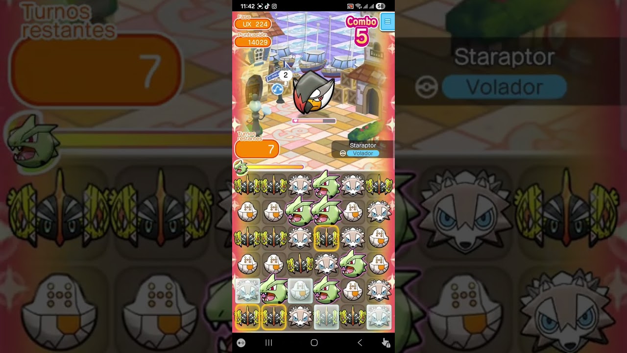 Staraptor Ux 224 Pokemon Shuffle #pokemon#pokemongo  