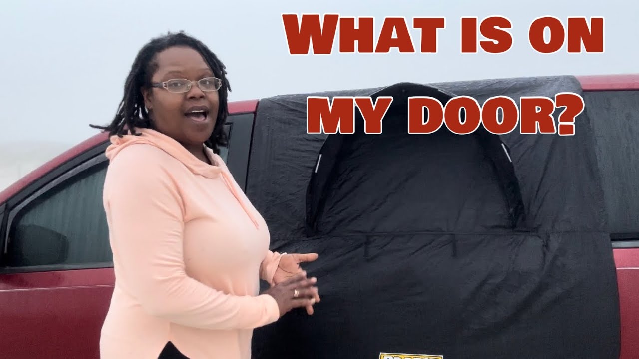 S1Ep165: Living In A Minivan - Q&A - Roadie Window Tent for Vehicles with Bug Screen - #abiyahbina