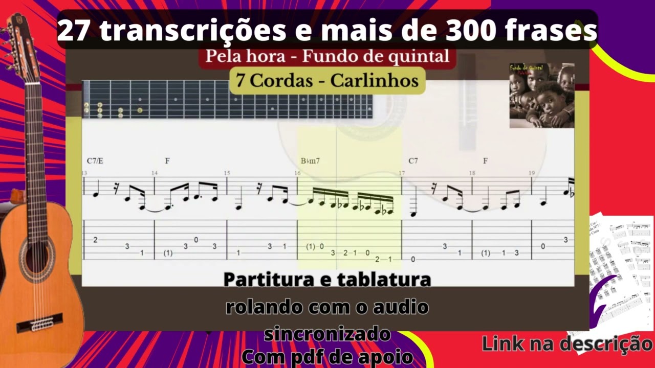 27 transcrições dos mestres, clássicos do samba para violão de 7 cordas