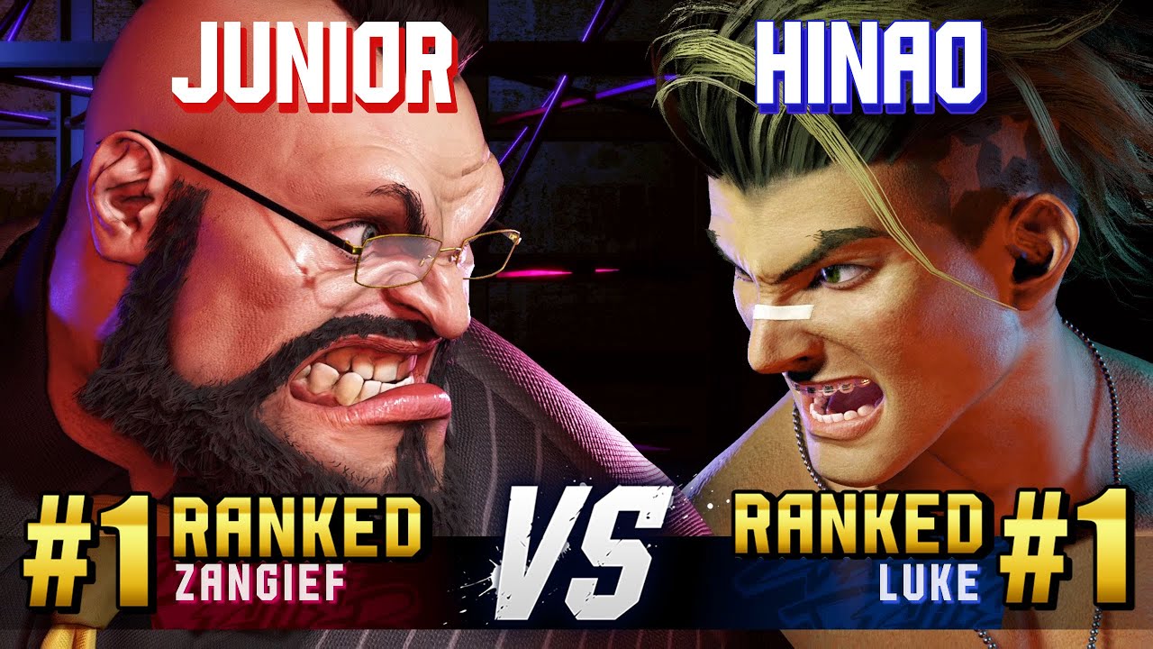 SF6 ▰ JUNIOR (#1 Ranked Zangief) vs HINAO (#1 Ranked Luke) ▰ High Level Gameplay