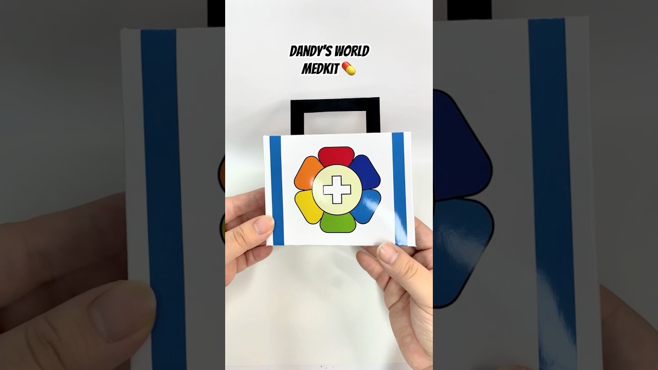 Dandy&rsquo;s World Medkit DIY 💊 Ever Wondered What&rsquo;s Inside? #dandysworld #diy #papercraft