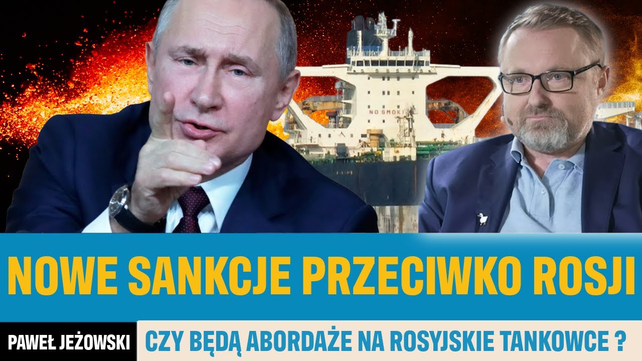Paweł Jeżowski - Punkt krytyczny dla Putina? Rosyjski eksport ropy gwałtownie spada. Nowe sankcje.
